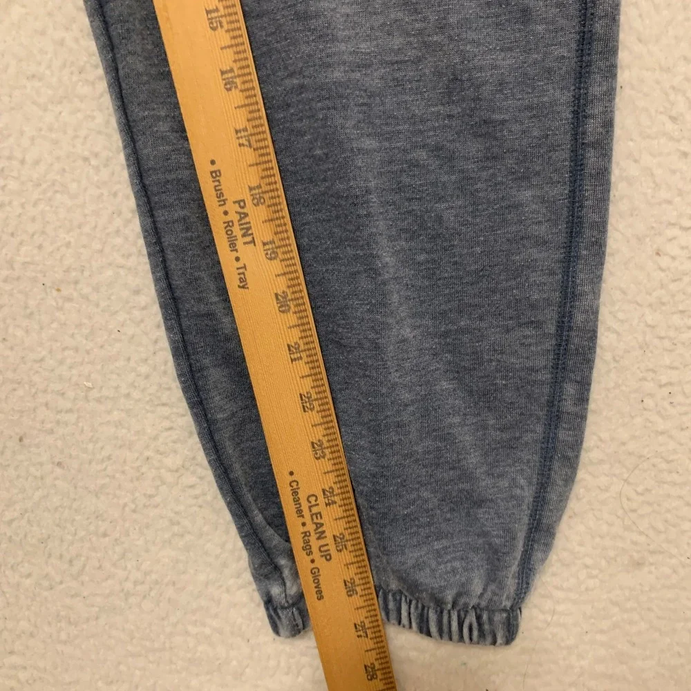 Saturday Sunday Anthropologie Jogger Sweatpants Womens S Lounge Blue Acid Wash